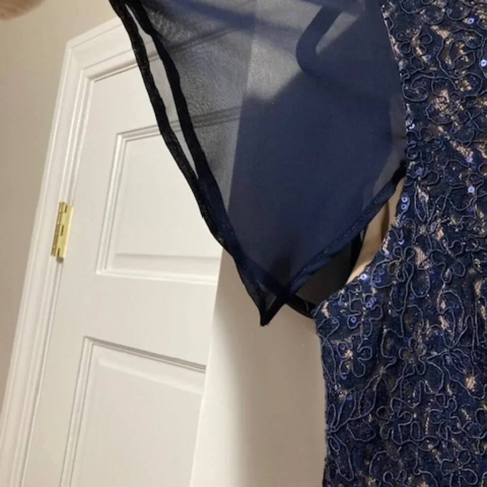 Alex Evenings Navy blue formal dress - Picture 5 of 13